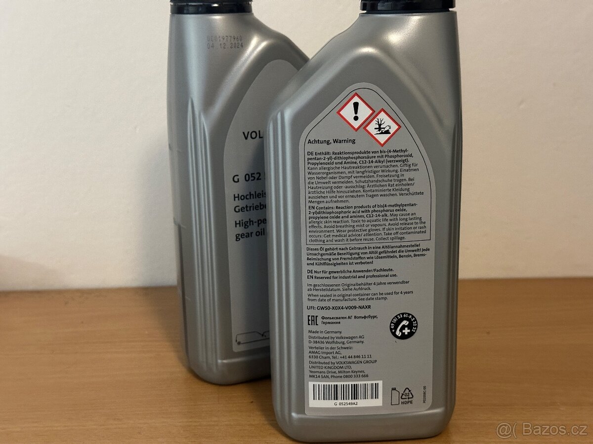 Převodový olej VAG - 2