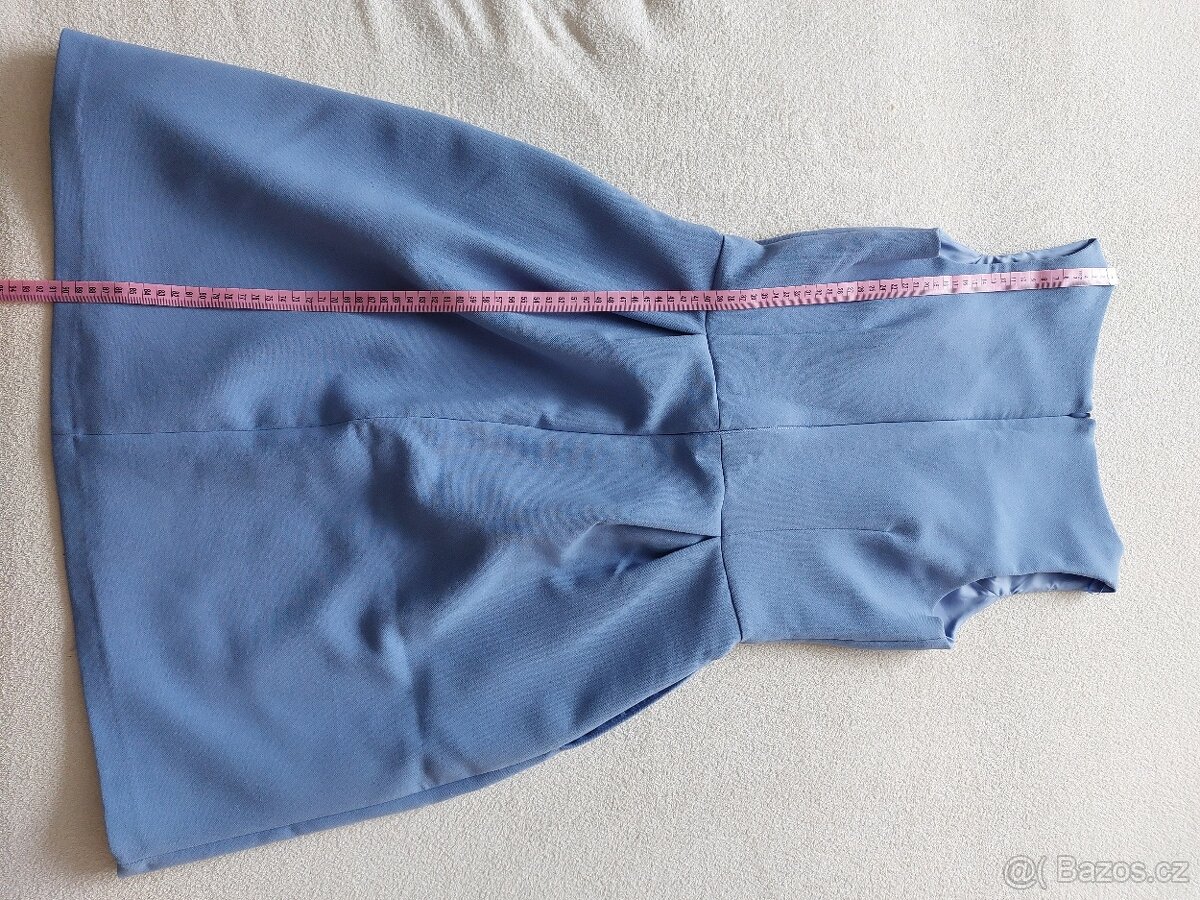 Dámské letní modré šaty - velikost S - 2