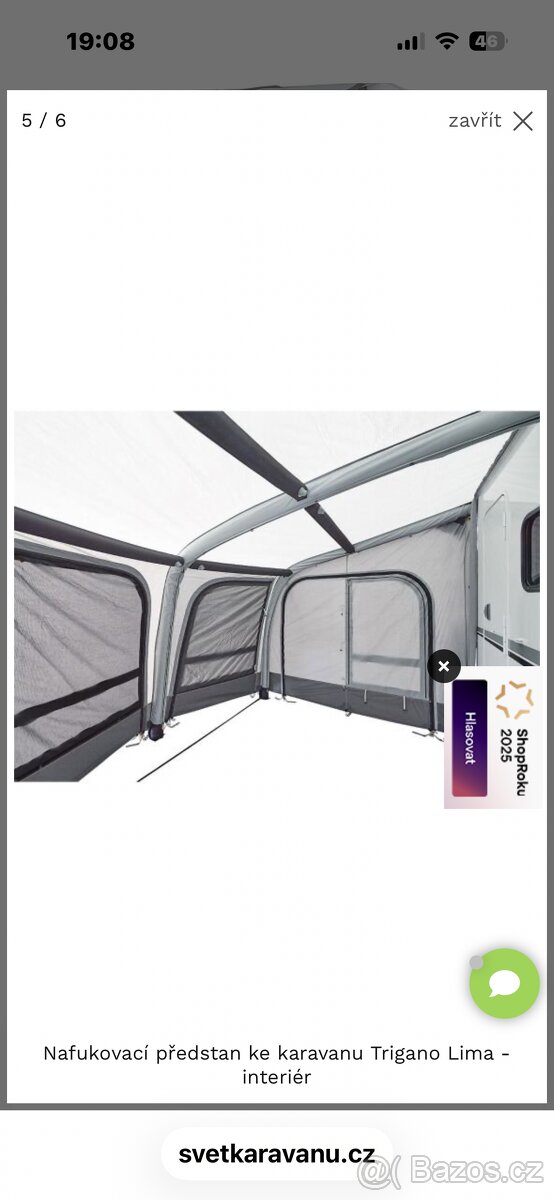 Nafukovací předstany ke karavanu - 2