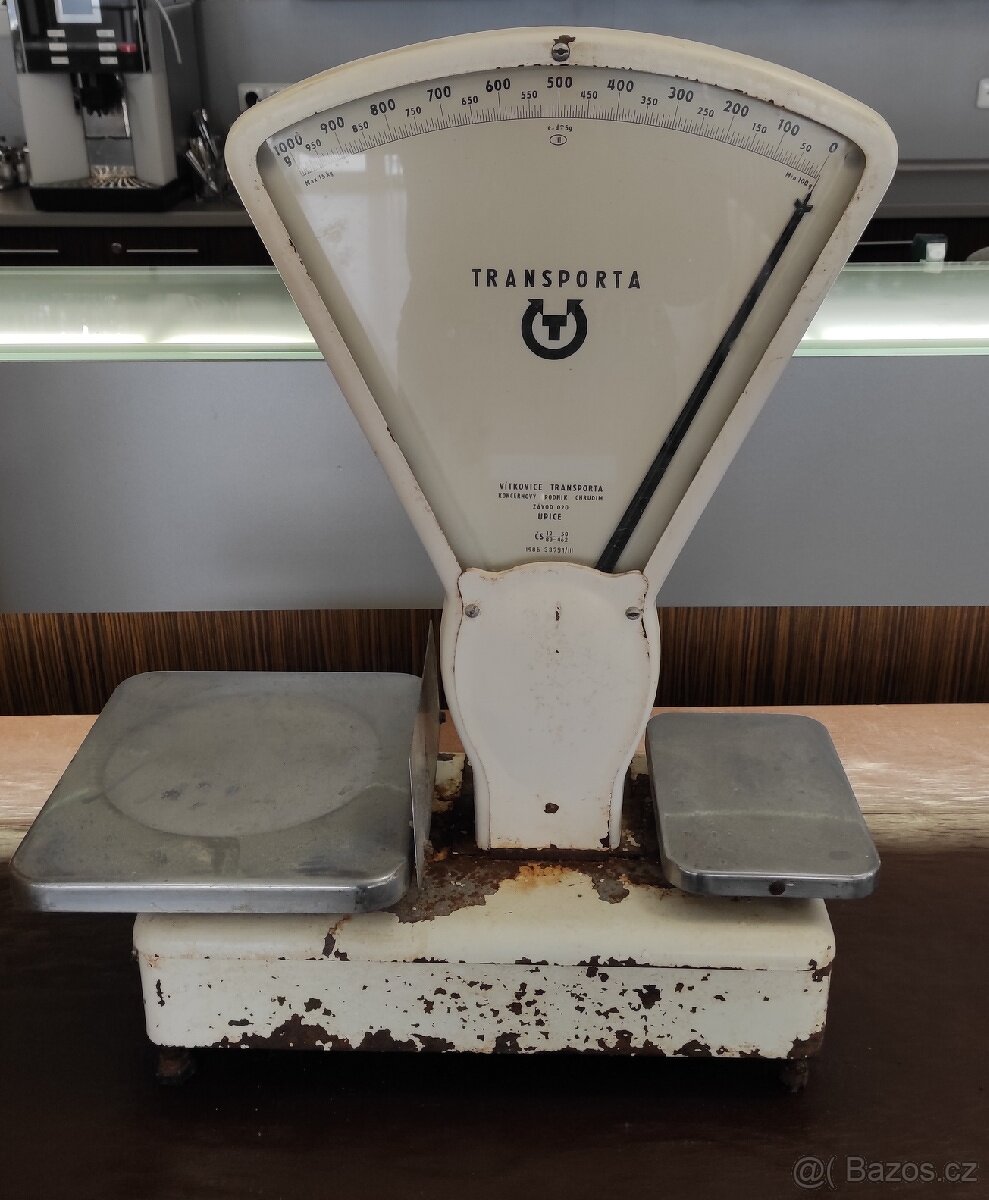 Retro váhy - pravidelně servisované - 2