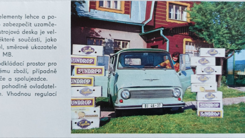 Prospekt Škoda 1203 1968 Vrchlabi - 2
