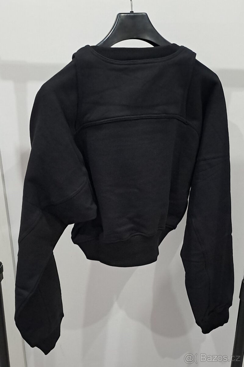 OFF WHITE DAMSKA MIKINA CROPPED - 2