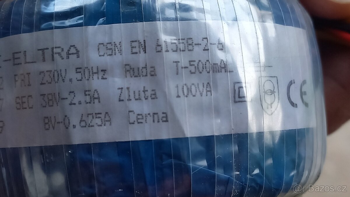 trafo - toroidní transformátor - NOVÝ - 2