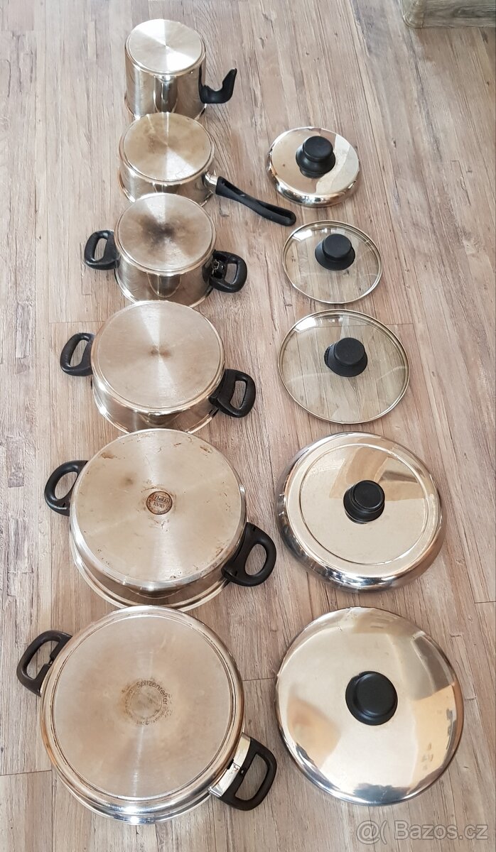 Hrnce / kastroly. 6ks. - 2