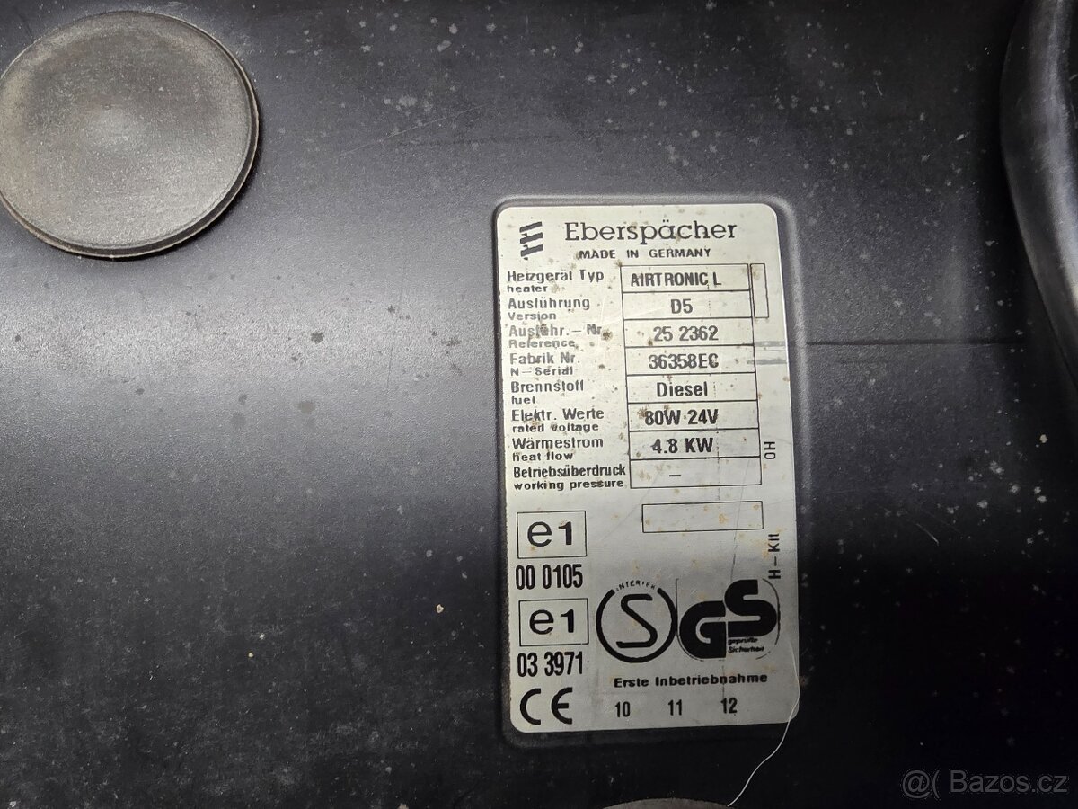 Topeni Eberspacher D5 - 2