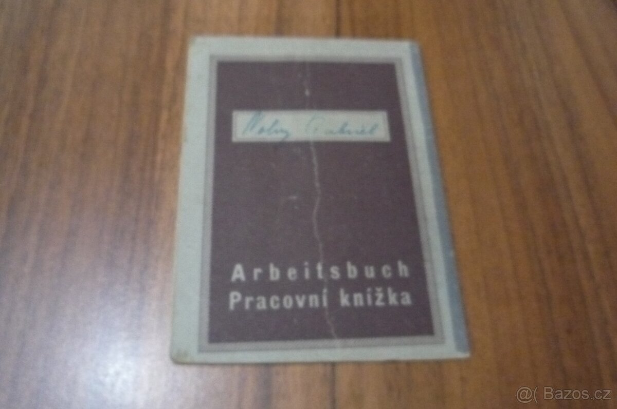Arbeitsbuch - pracovní knížka protektorát - 2