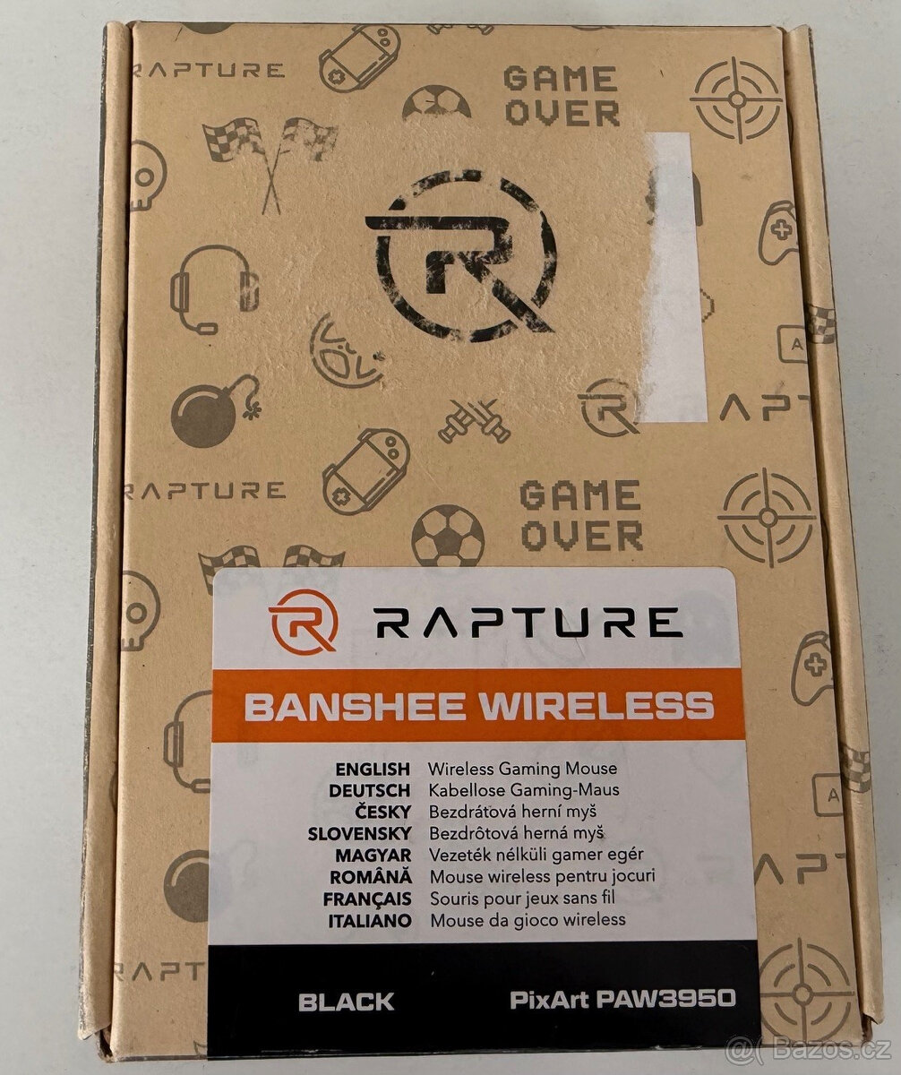 MYš Rapture BANSHEE Wireless, černá - 2