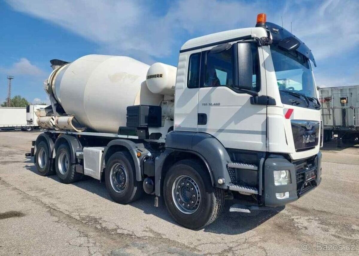Prodám Valník MAN TGS 32.460 BB mix Liebherr 9m3 - 2