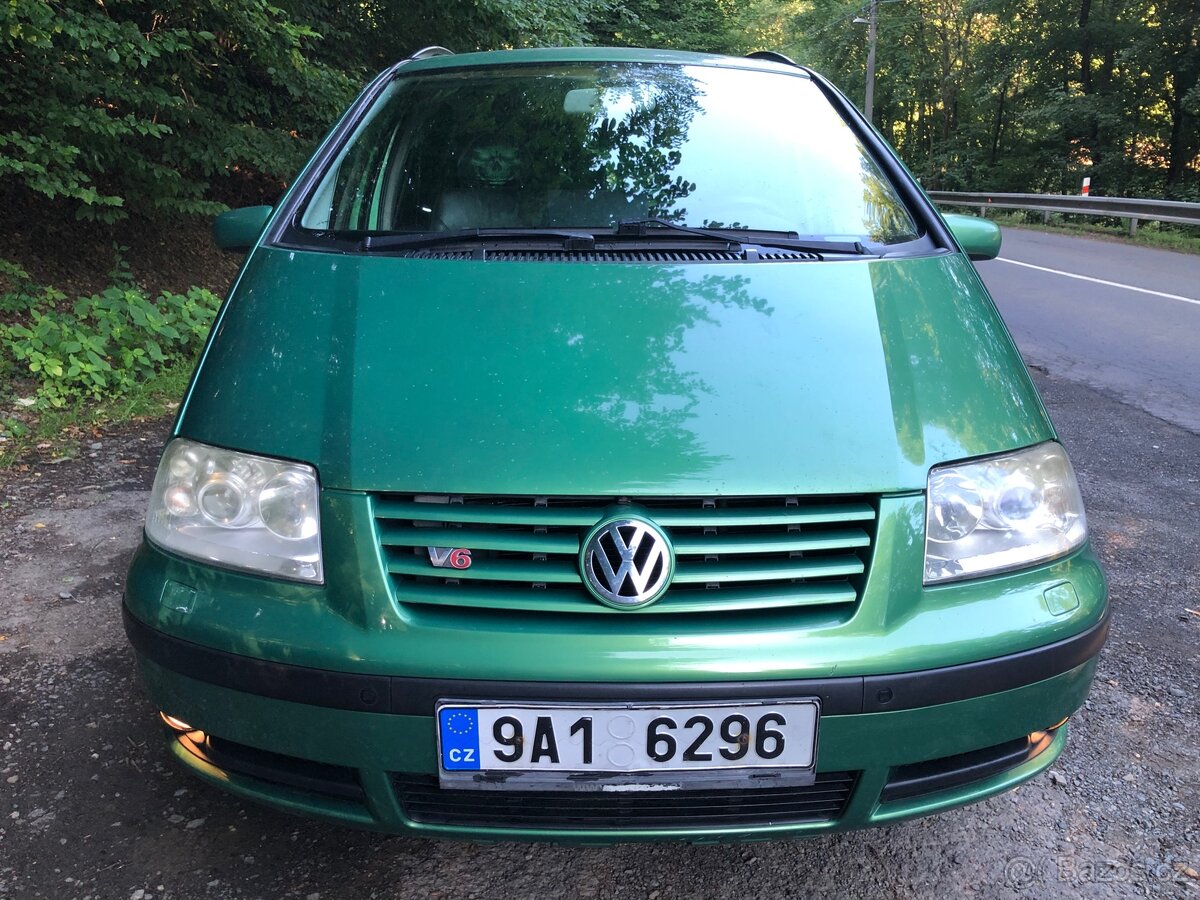Volkswagen Sharan 2001, benzin V6 2,8l - 2