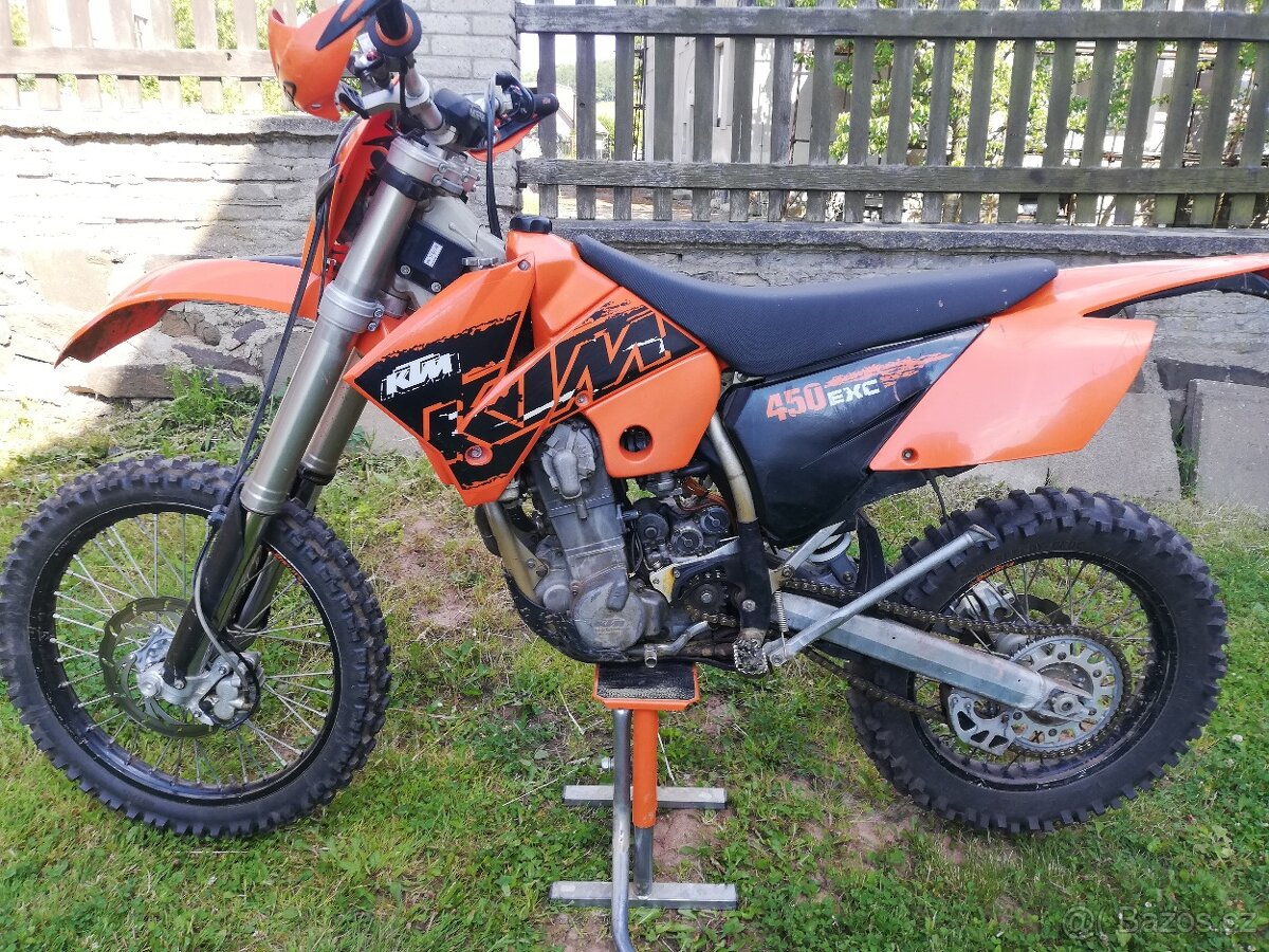 Ktm 450 Exc + motardová kola