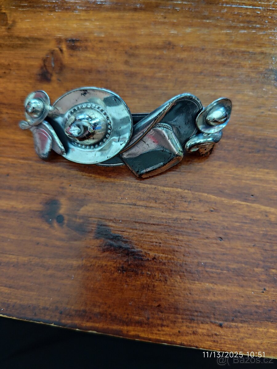 Prodam Westerove velmi unikatni spony do vlasu - kovove 3 - 2