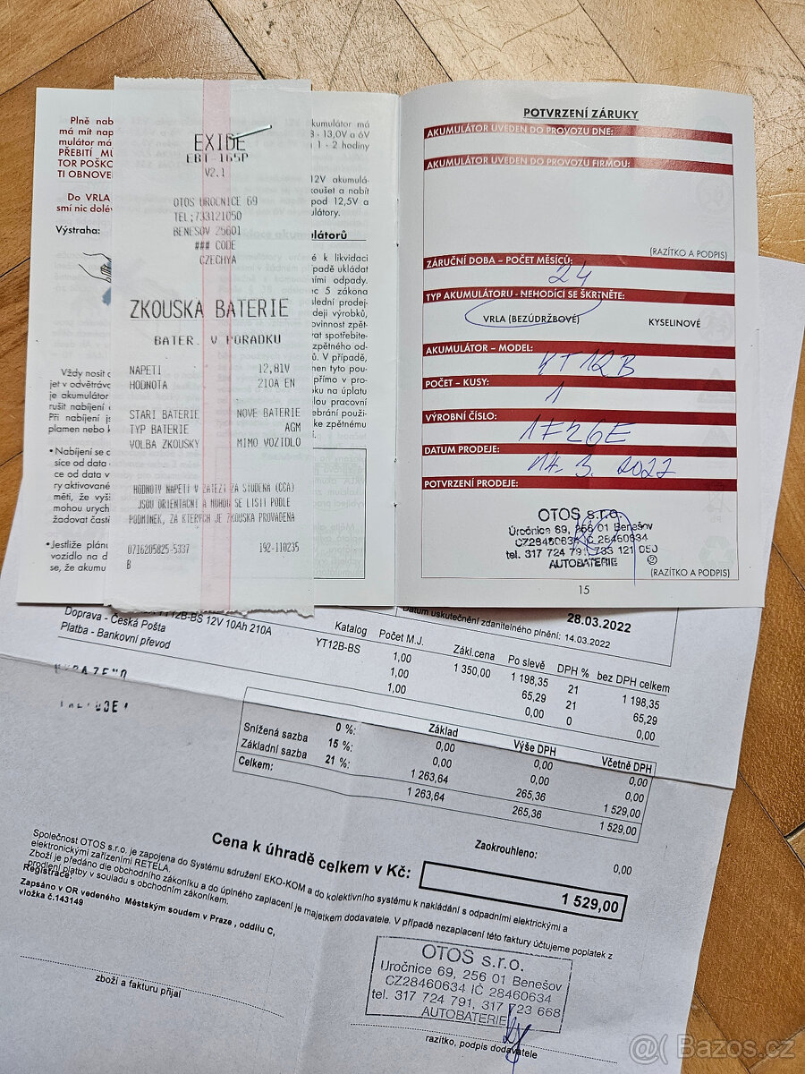 Motobaterie YUASA YT12B - 2