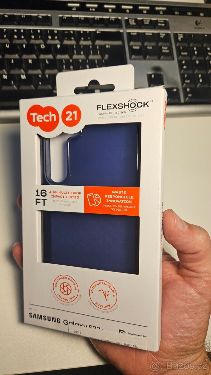 Pouzdro Tech21 Evo Check pro Samsung S23+ - 2