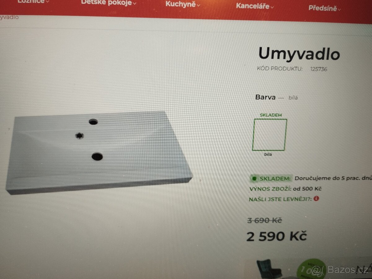 Koupelnové umyvadlo - 2