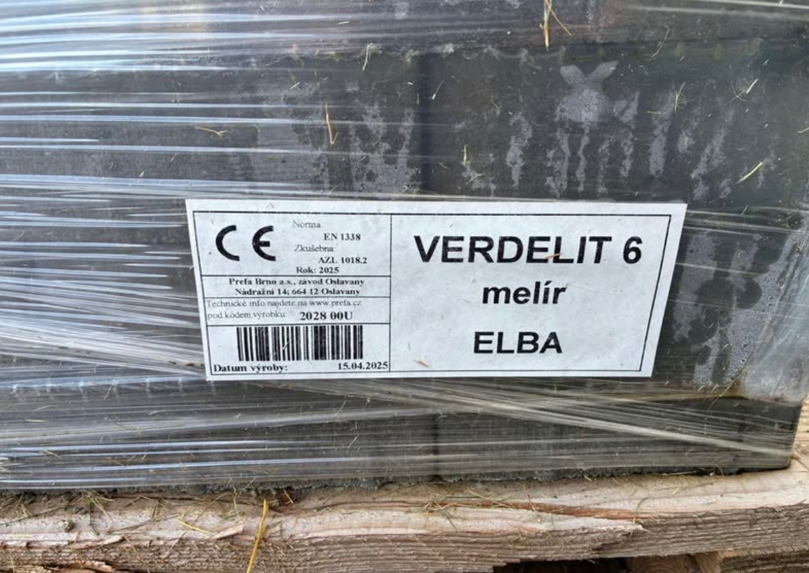 Betonová dlažba Verdelit 6 II - 2