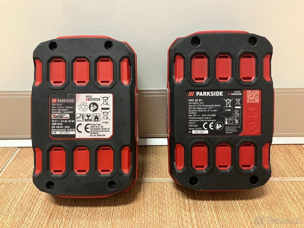 Sada 2x akumulátor + 2x nabíječka Parkside - 2