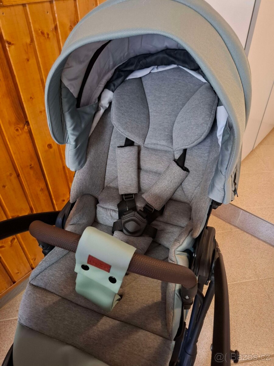 Lehký kočárek dvojkombinace Jasmine Daisy Soft 04 Mint - 2