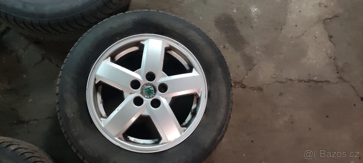 ALU disky originál škoda R15 - 2