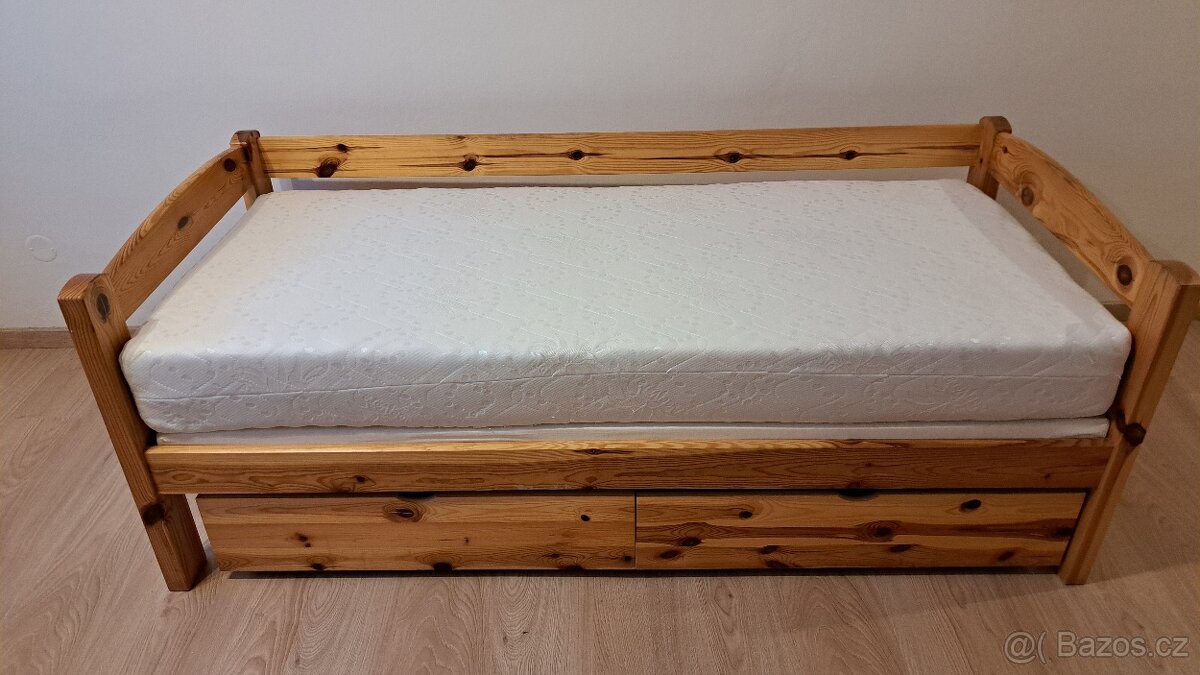 Postel + matrace 180x80 + peřina - 2