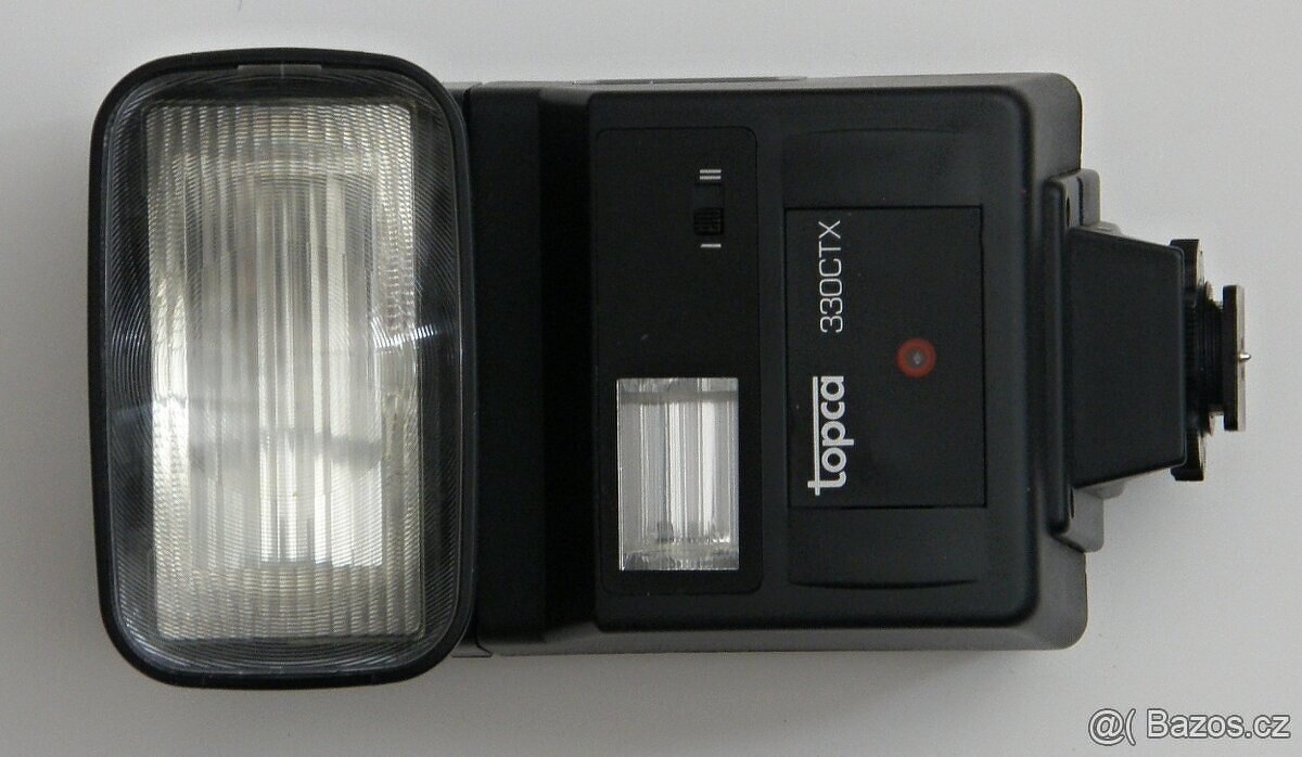 Blesk Topca 330 CTX, stativ VELBON CX 460mini, kovový stativ - 2