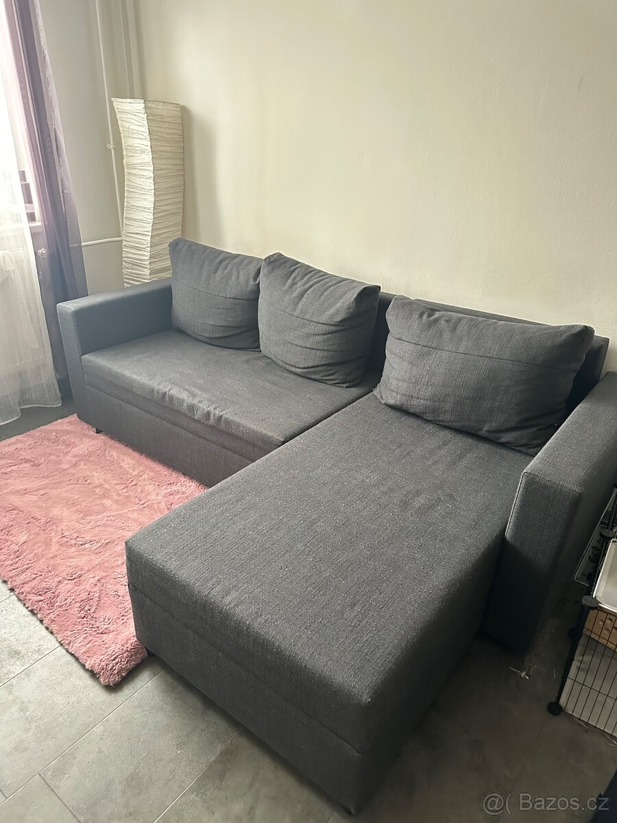 Rohová rozkládací sedačka - 2
