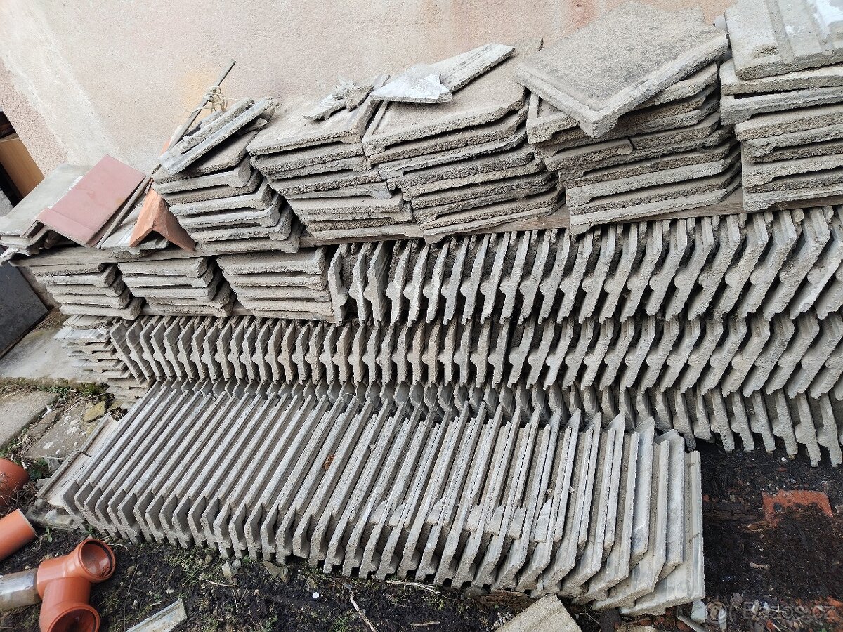 Za odvoz staré betonové tašky - 2