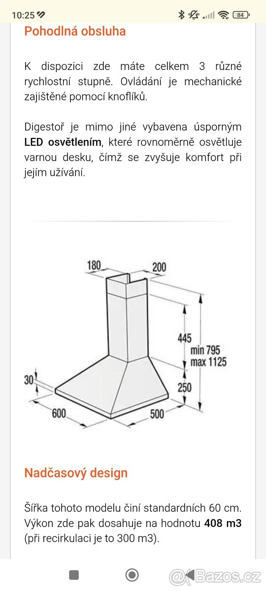 Odsavač par Gorenje - 2