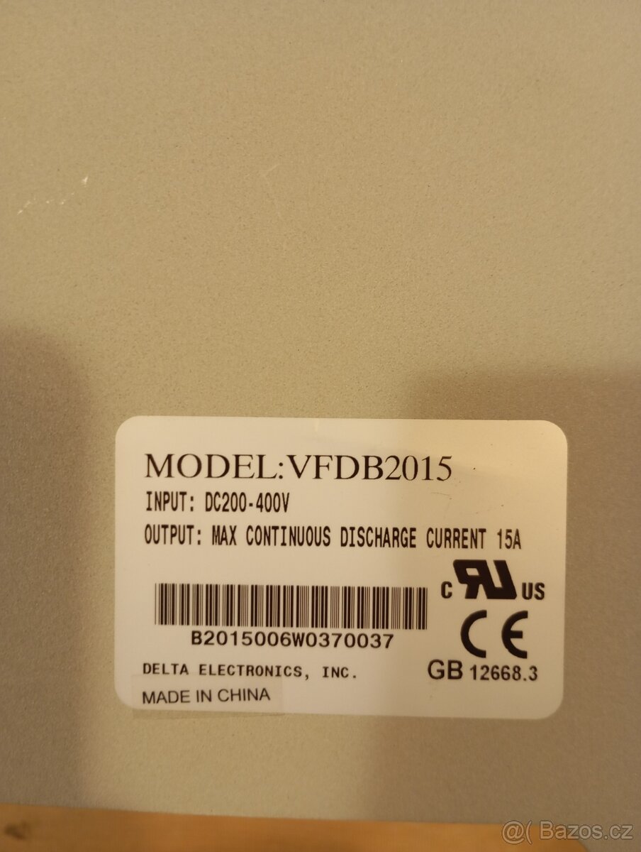 Brzdná jednotka Delta VFDB2015 - 2