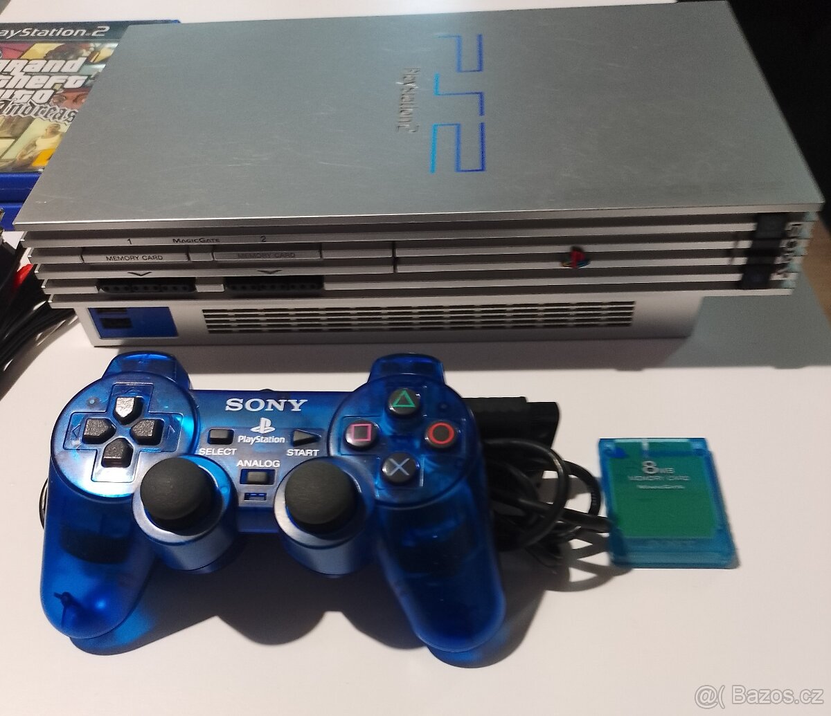Playstation 2 FAT satin Silver - 2