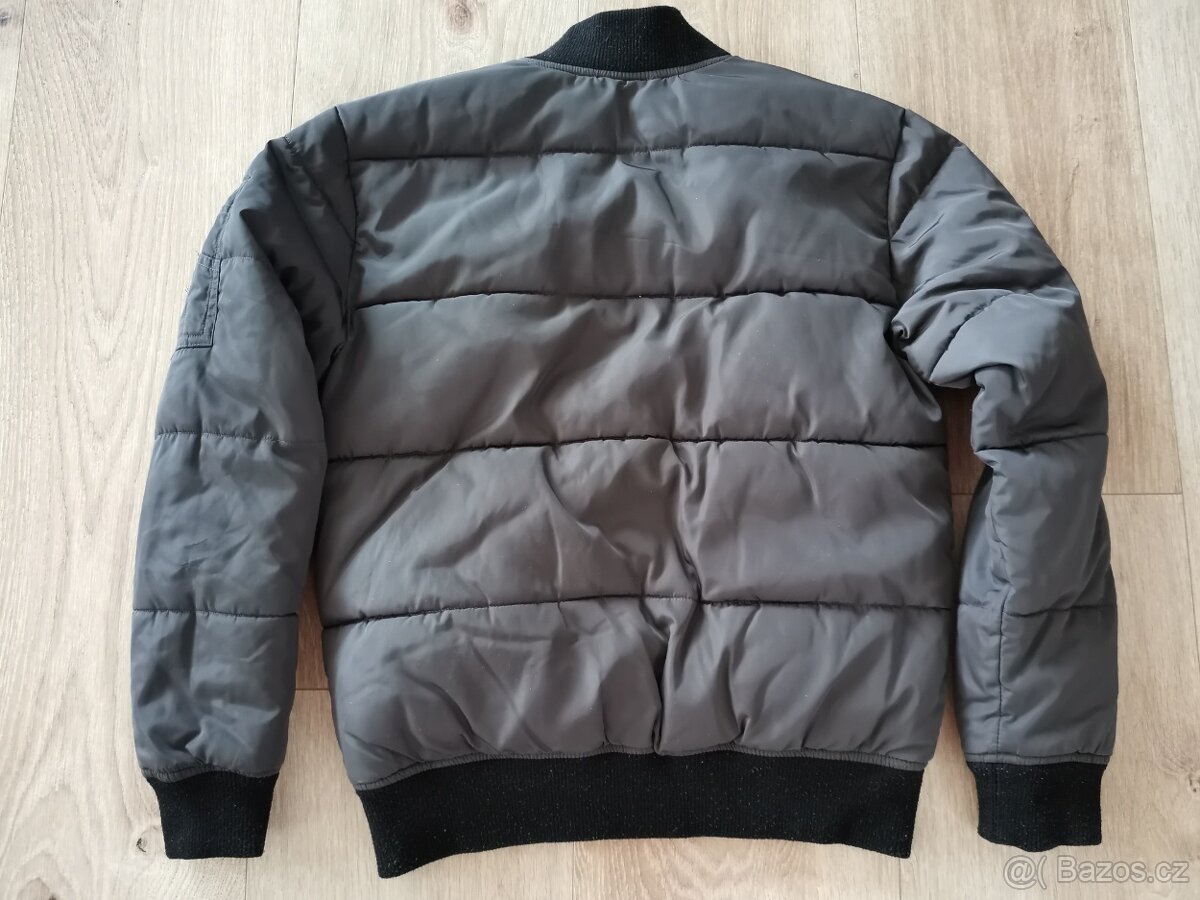 Šedý bomber zn.H&M, vel.164 - 2