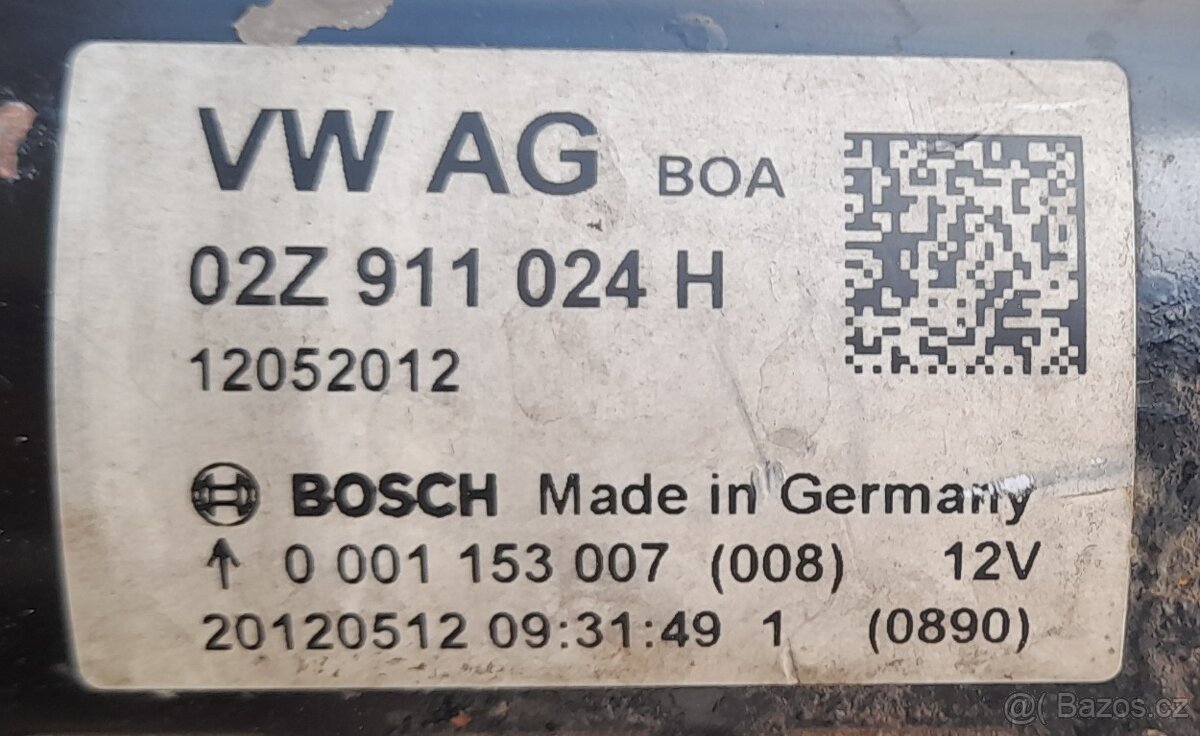 Prodám starter z motoru 1.6 TDI CAYC start stop - 2