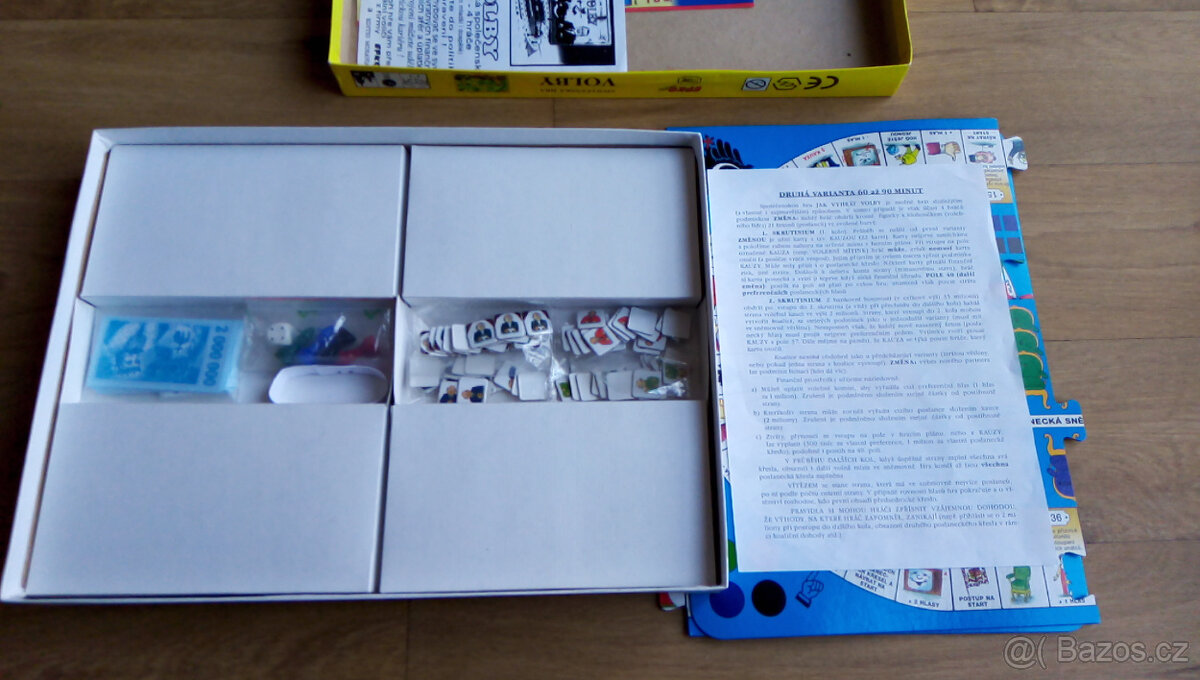 Satirická retro stolní hra Jak vyhrát volby - 2