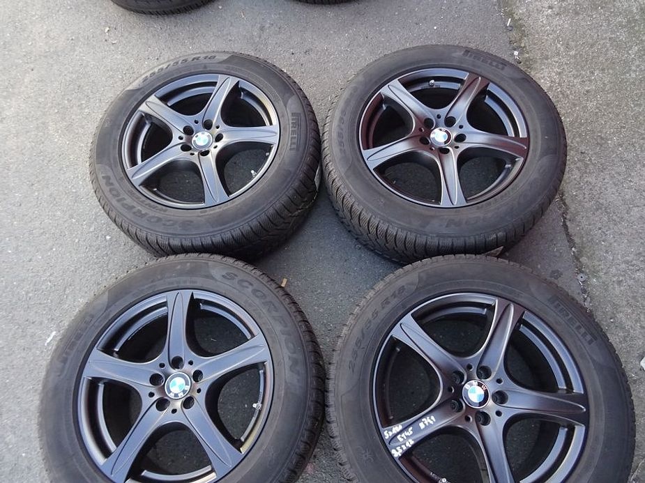 Alu disky BMW X5, X6, 18", 5x112 , ET 45, zimní sada - 2