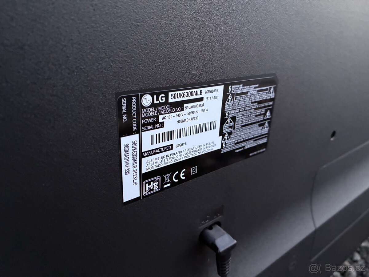 50" LG 50UK6300MLB - 2