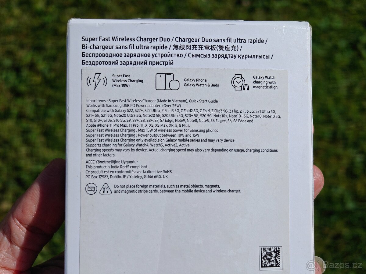 Samsung Duální bezdrátová nabíječka (15W) bílá - 2