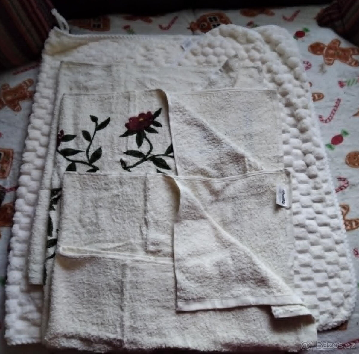NOVÉ tři ručníky a jedna osuška - 2