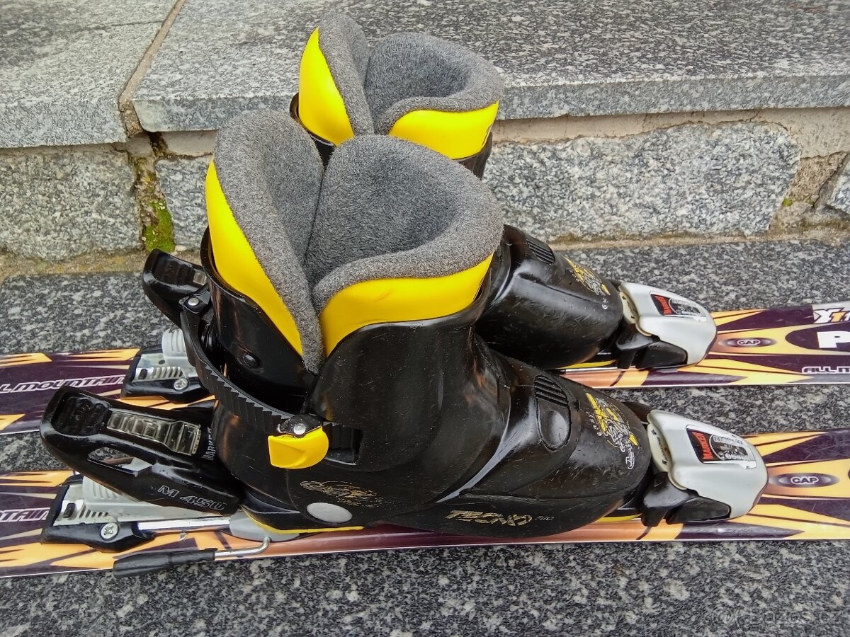 Dětské lyže 90 cm a boty - 2