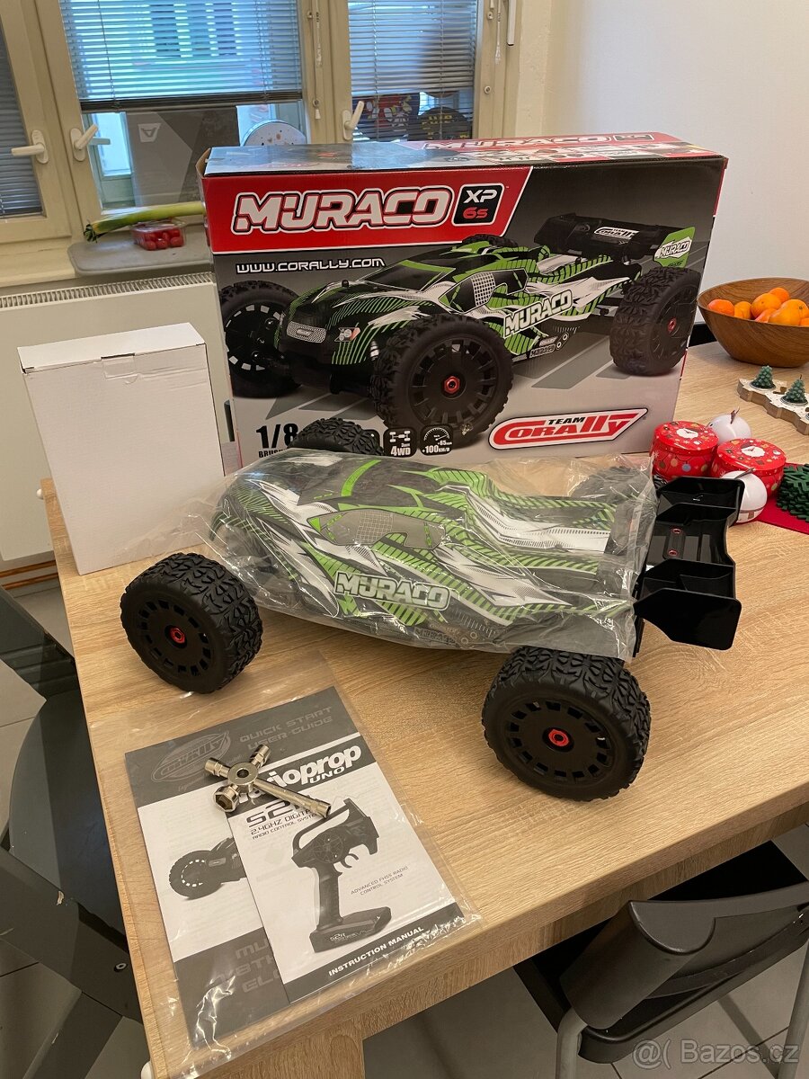 RC AUTO MURACO XP 6S - 1/8 Truggy 4WD - RTR - NOVÉ - 2