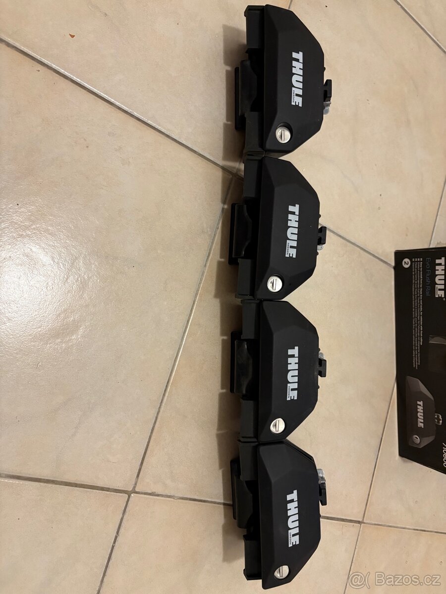 Patky Thule Evo Flush Rail 710600 4 ks+kit ( bez příčníků) - 2
