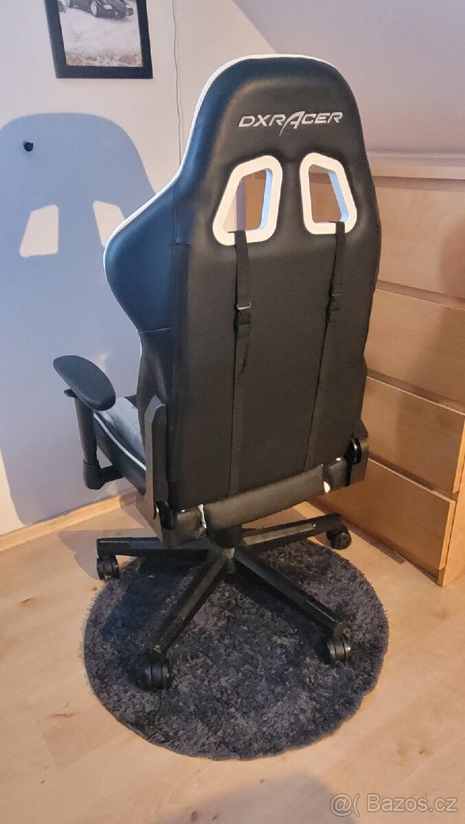 Herní židle DXracer bílá - 2