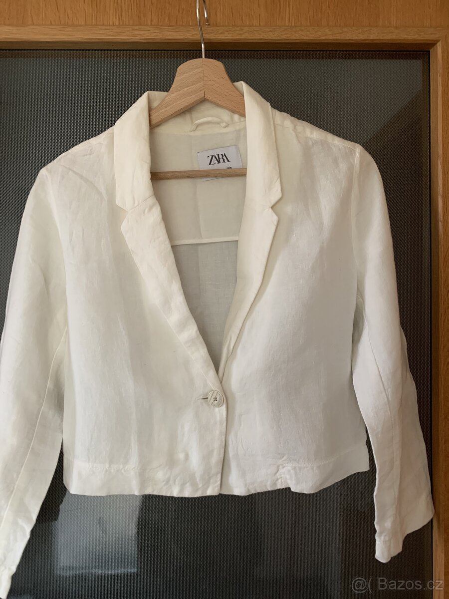 Divci lnene sako Zara 10 let - 2