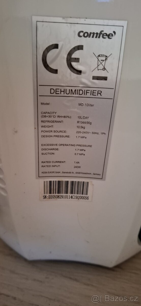 Odvlhčovač vzduchu - 2