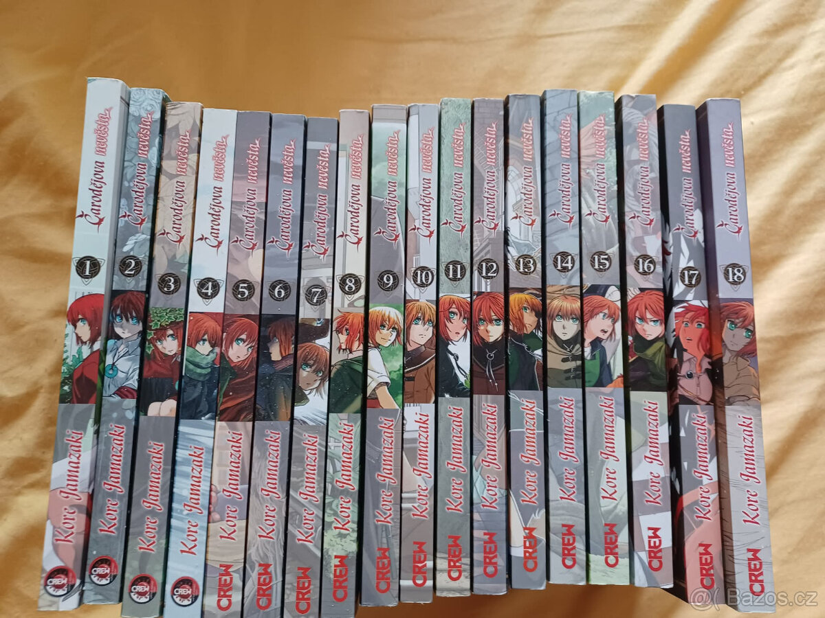 Čarodějova nevěsta 1-18 manga - 2