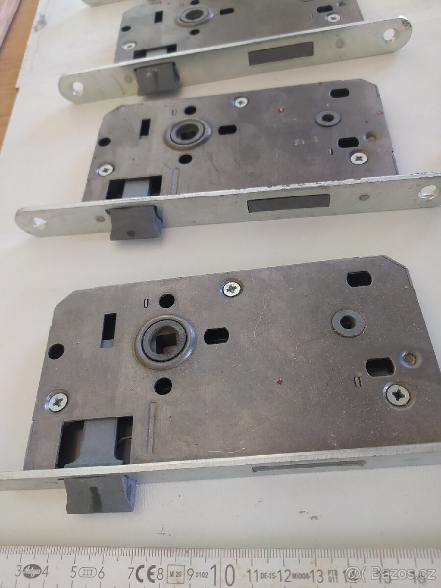 Zámky na dveře vnitřní, 6 ks - 2