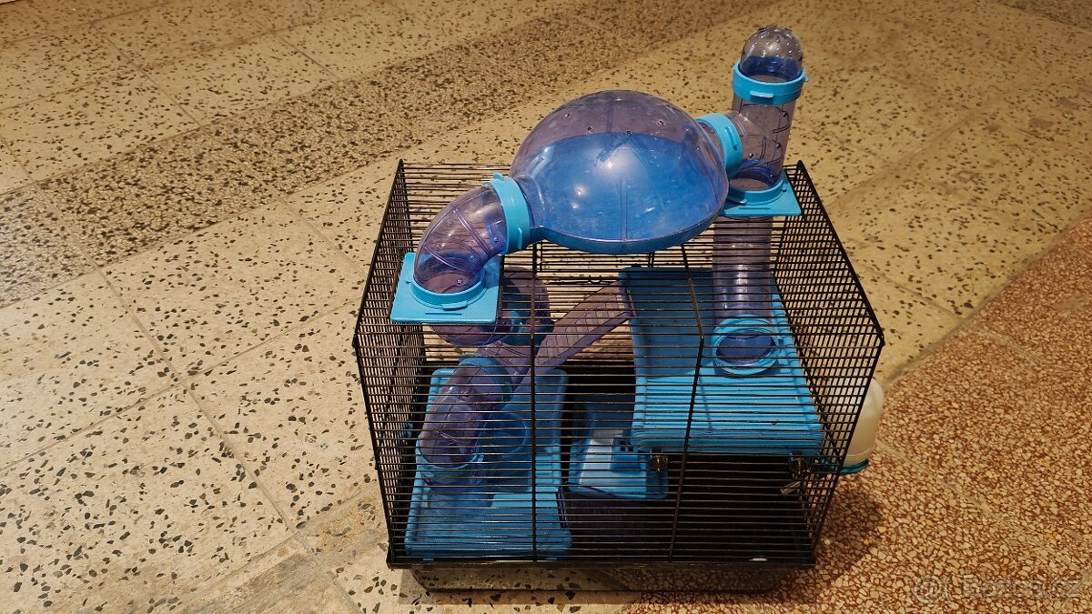 Klec pro hlodavce s terasou - 2