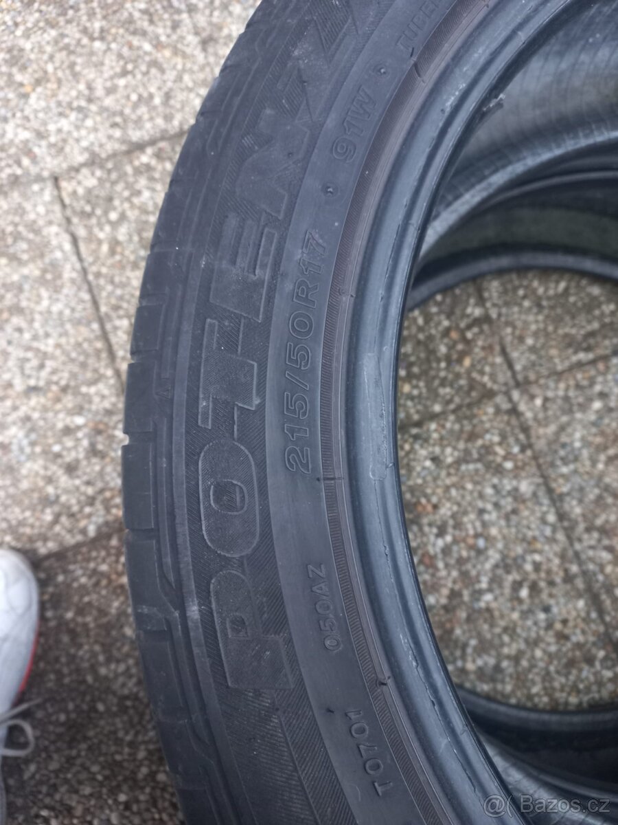 Letní pneu BRIDGESTONE 215/50 R17 91W - 2
