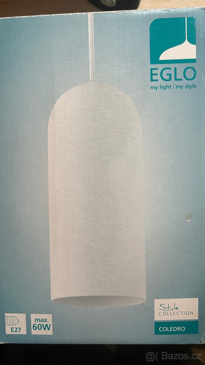 Stropní lampa Eglo Coledro E27, max 1x60W - nové - 2