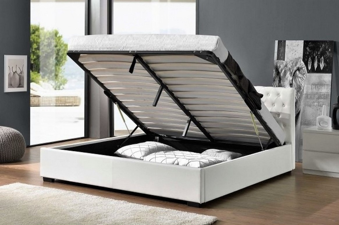 Postel s matracemi rošty a vyklápěcí úložný prostorem NOVÁ - 2