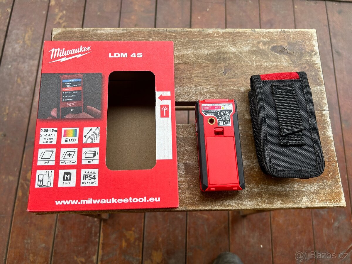 Milwaukee LDM 45 laserový dálkoměr - 2