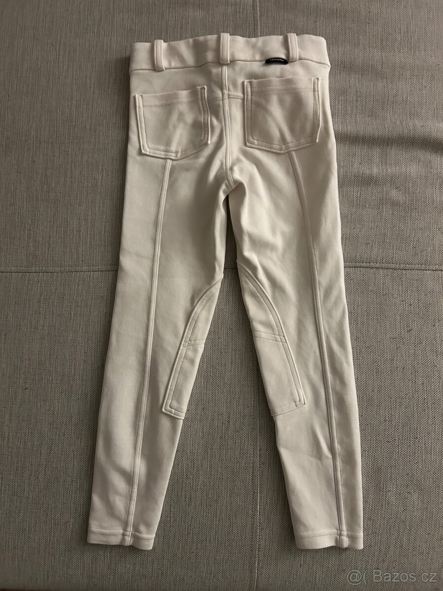 Bílé dětské rajtky (cca 6 let) - 2